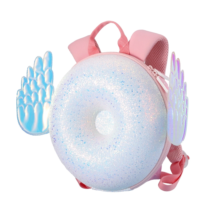 Oem Doughnut 3d Kids Pueri Pre School Cute Currus IMPERVIUS Kids Kids Angulus Wing Backpack 1