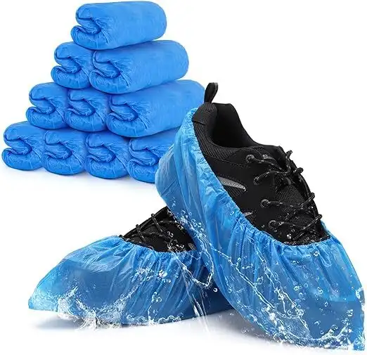 Shoe Covers Disposable Non Slip For Hospital Shoe Booties Durable Shoe Protectors Covers One Size Fits Most 1