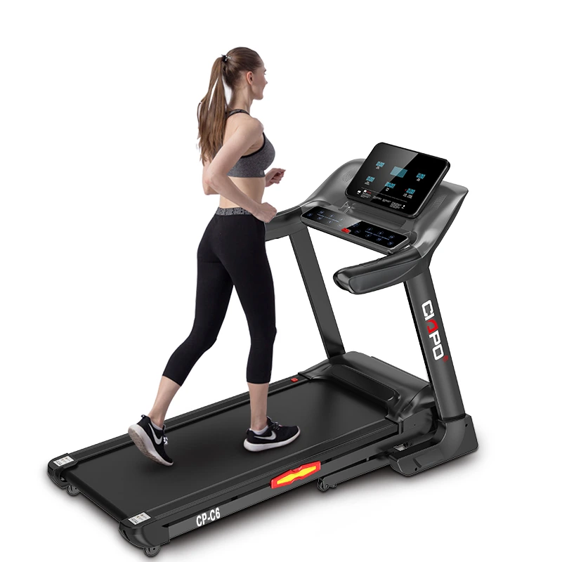 CP-C6 150 kq məşq maşını Elektrikli Treadmill Professional işləyən maşın Evdə Qatlanan qaçış yolları 1