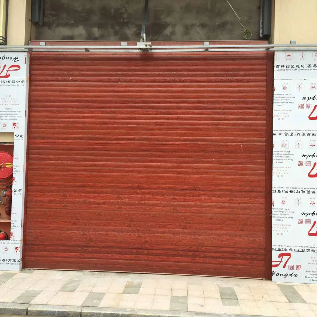 Automatic Windproof Aluminium Shutter with Vertical Opening Pattern 1