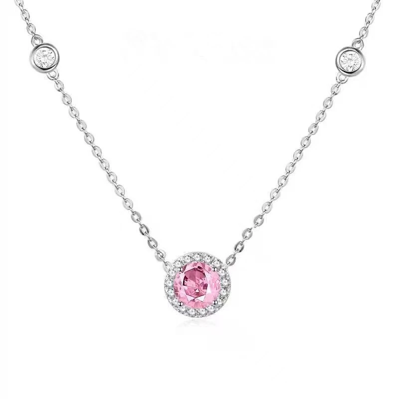 Female White Copper Bow Pendant With Niche Design Star Shaped And Agile Collarbone Chain 1