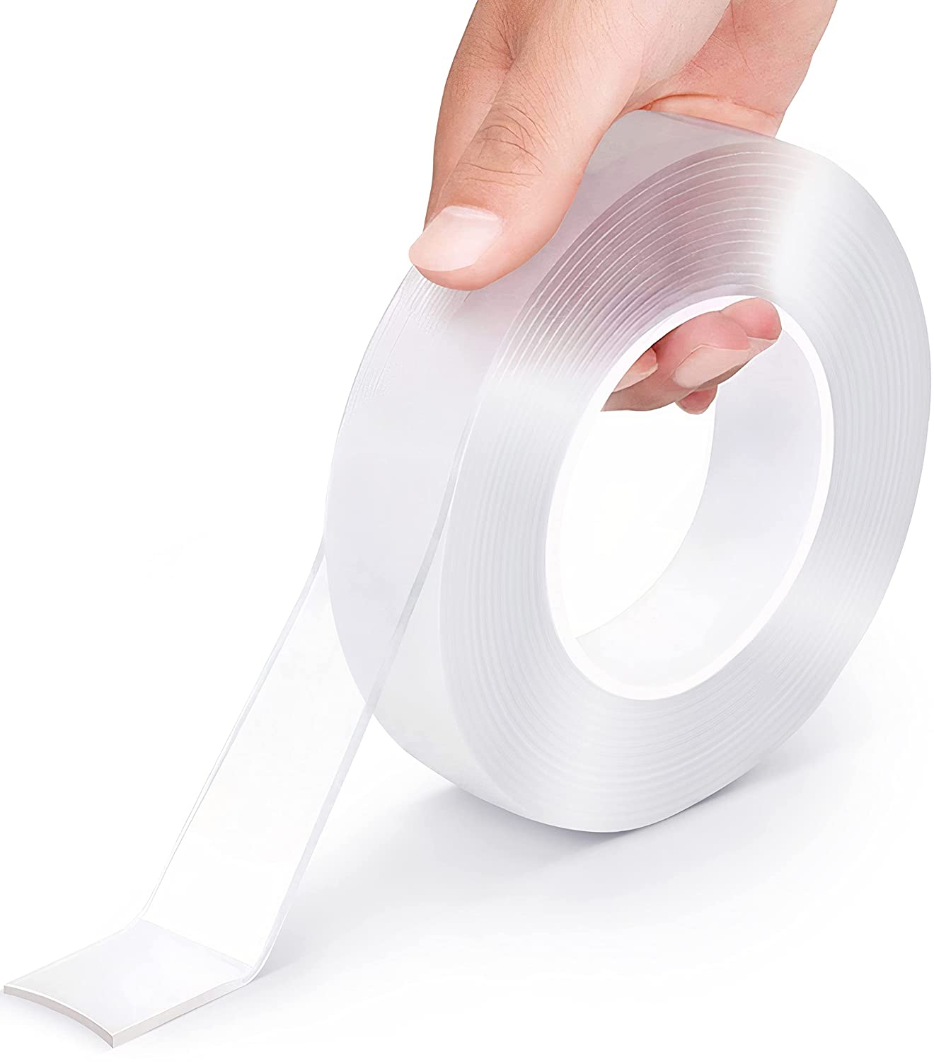 Transparente doppelseitige Nano -Klebebandwaschable & wiederverwendbar 1