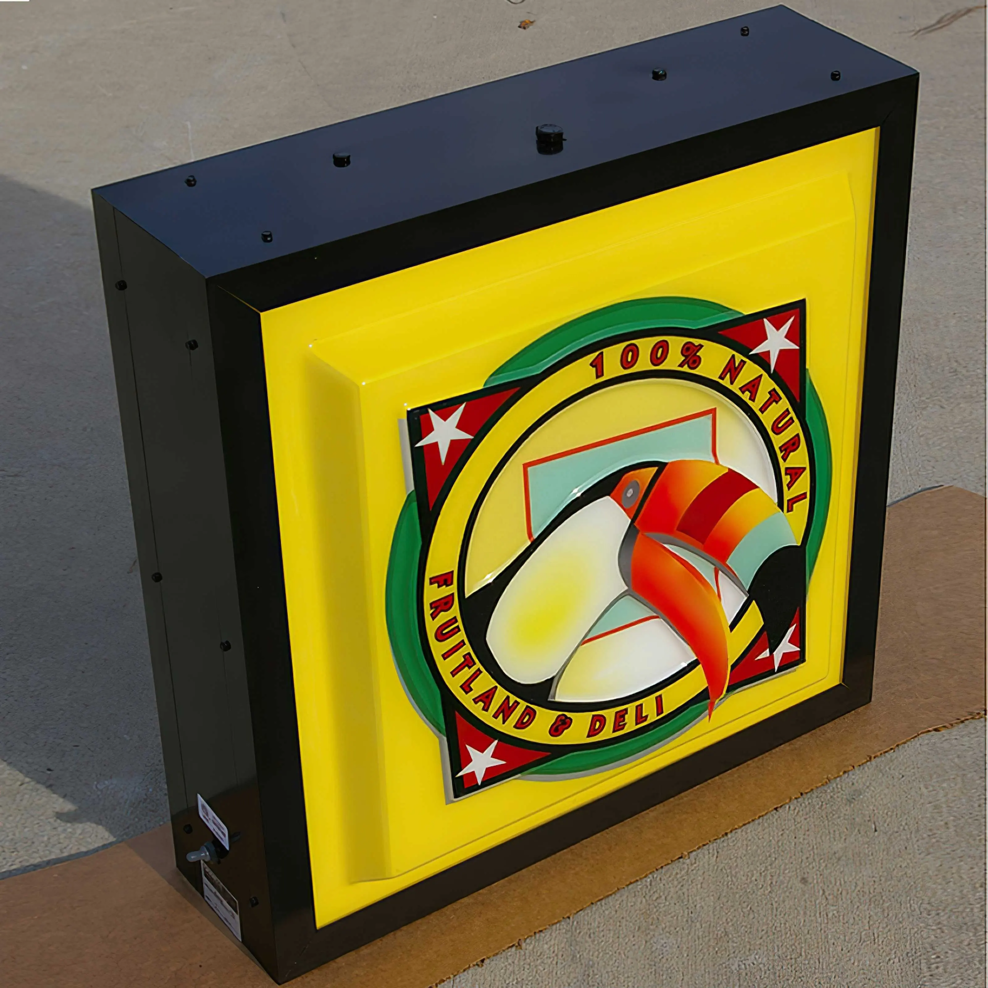 Oem & Odm Outdoor Illuminated Box Signs Made in China 5