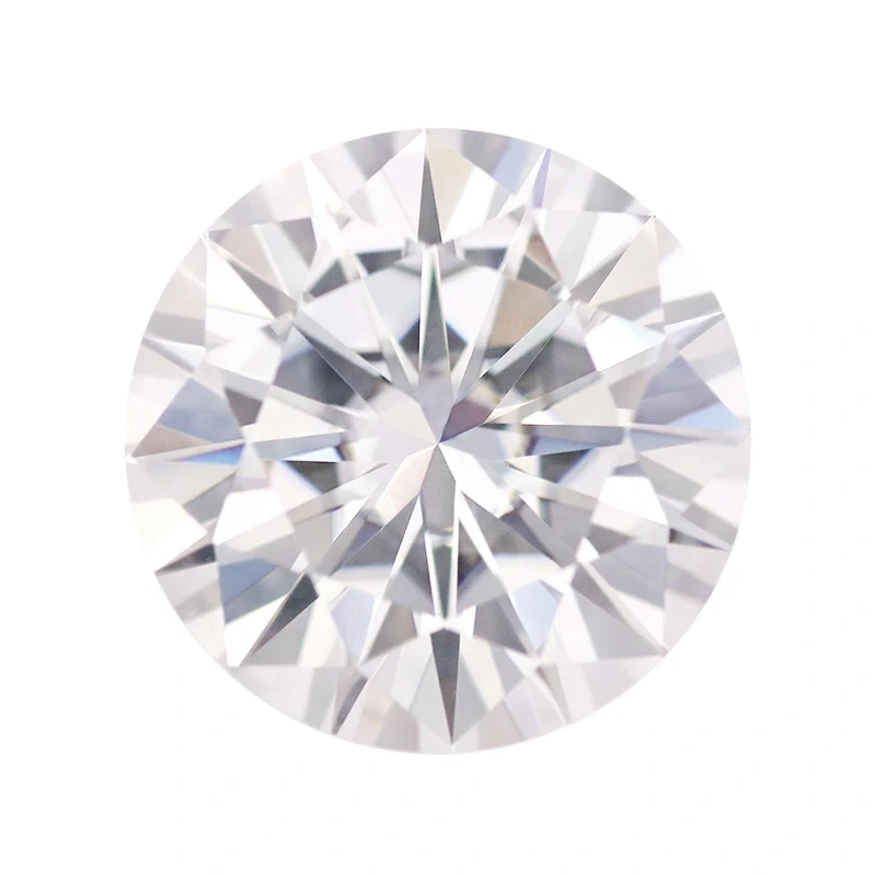 Loose Stone Vvs Moissanite 1carat Round Cut Moissanite Def Color High Quality Making Fine Jewelry Large Stock 1