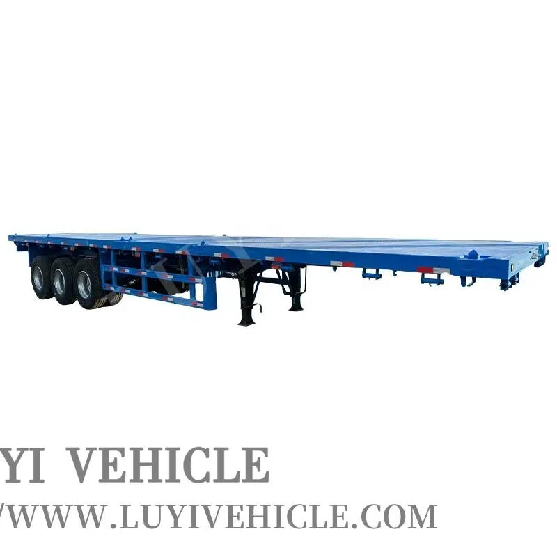 30 Ton 50 Ton 40ft Flatbed Container Trailer 1
