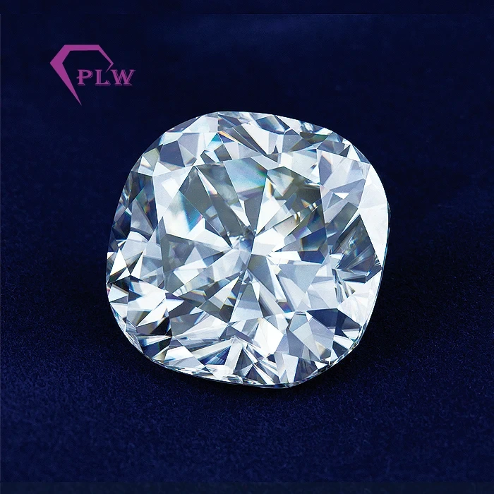 Wholesale Price 18mm Gh Clarity Cushion Ice Crushed Moissanite 1