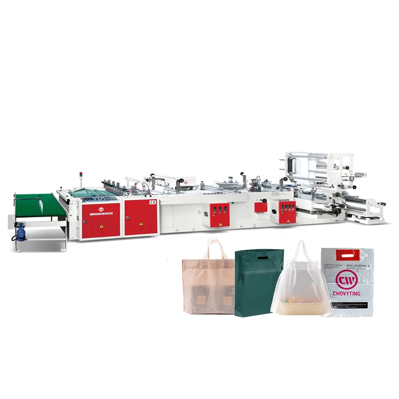 800zd 4 Functions Soft Loop Carry Handle Plastic Bag Making Machine For Drawstring Handle Bag 1