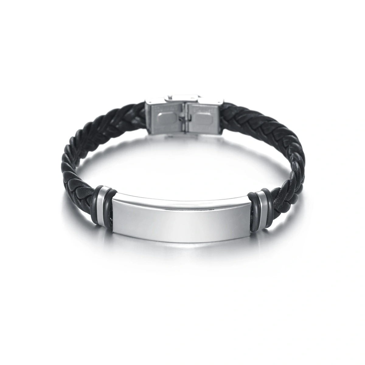 Simple Jewelry Fried Dough Twists Bracelet Stainless Steel Bracelet 1