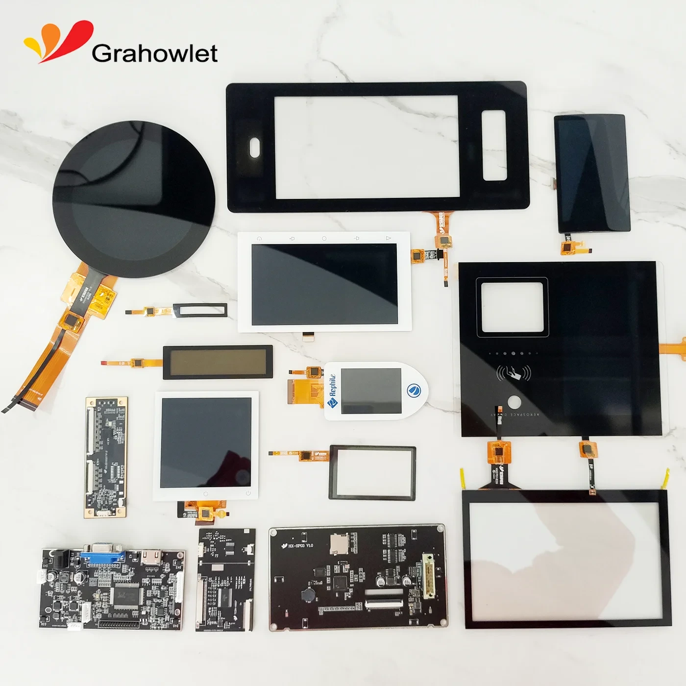 Custom 1.3~65 Inch Pcap(projected Capacitive) 7 Inch Iic/usb Multi Touch Screen Panel With Ag+af Cover Glass Lens 1