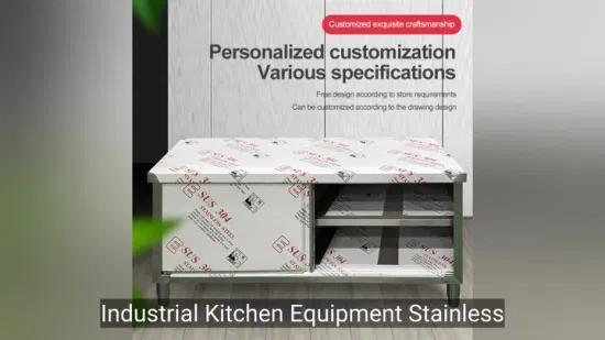 Stainless Steel Customized Work Table Adjustable Height Commercial Restaurant Workbench Furniture 1
