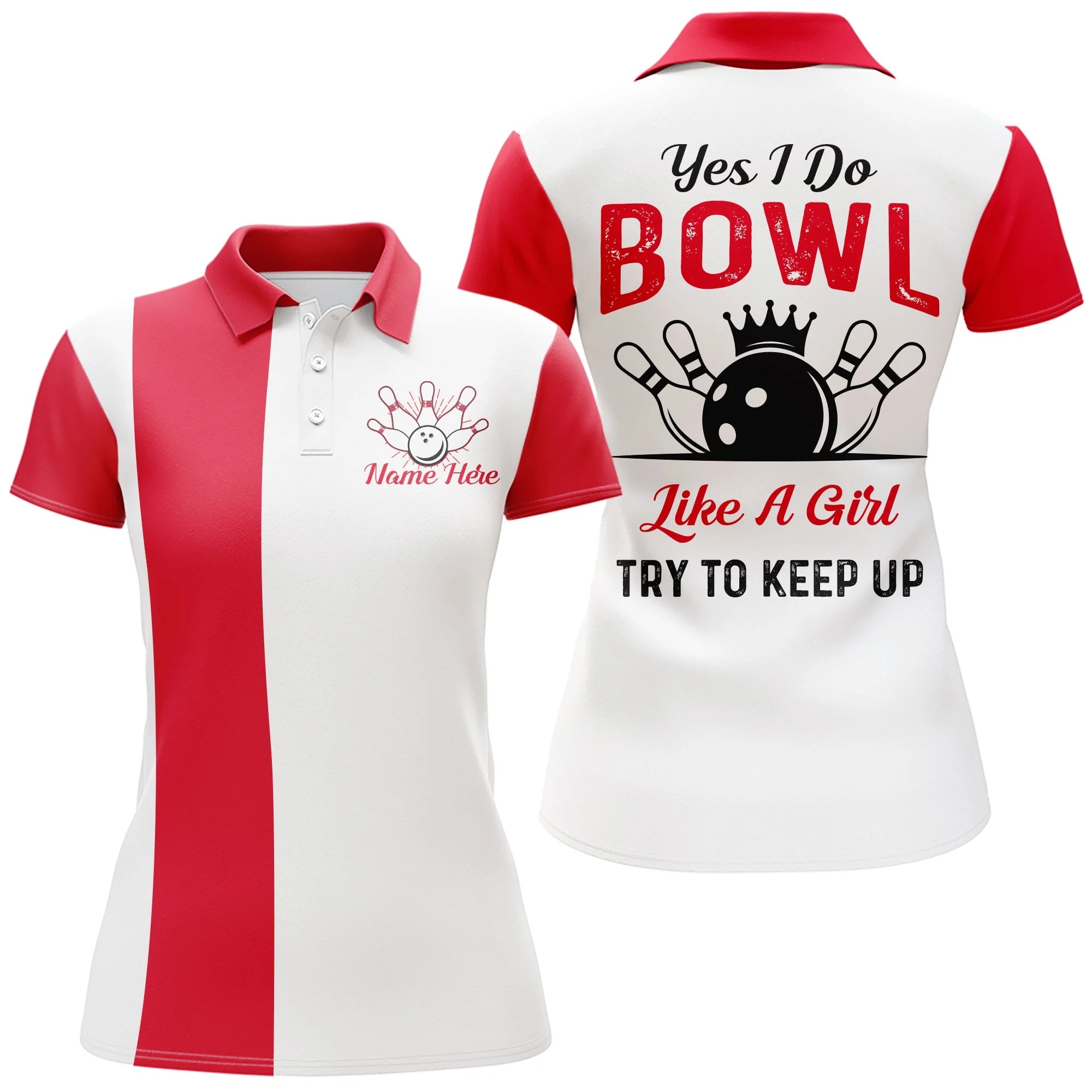 Camiseta de bolos personalizada sublimada con nombre y nombre del equipo  personalizado, image size:2000x2000