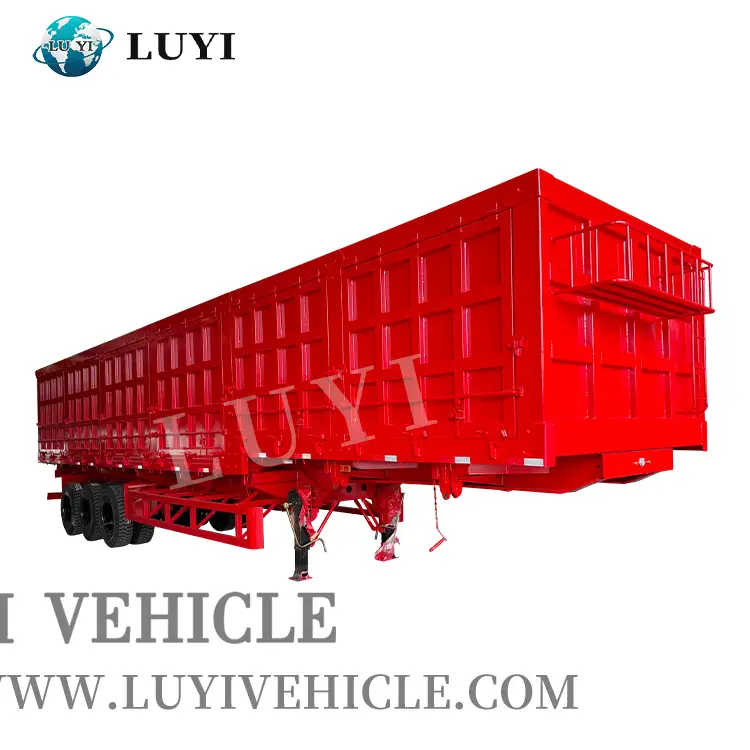 3 Axle 60 Ton Cargo Transport Semi Trailer 1