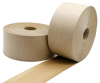 Ruban d'emballage en papier kraft renforcé de fibre de verre activé par l'eau 3