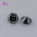 Check Video Of Beautiful Diamond Cut Black Grey Color Moissanite Gemstones 1