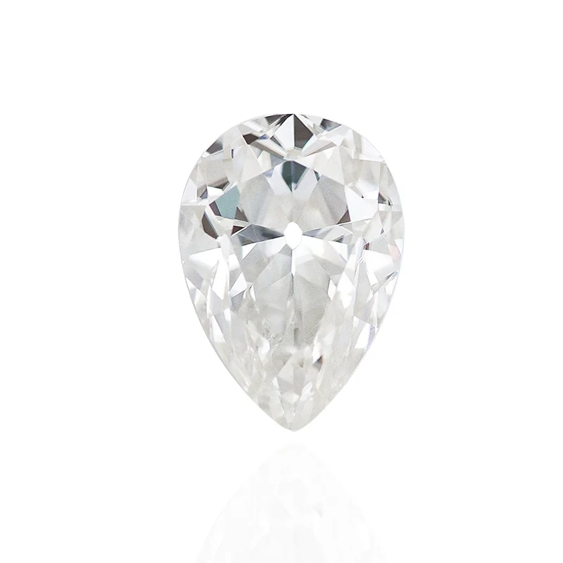 Old European Cut Certificate Wholesale Loose Gems Stones D E F Color Vvs1 Pear Cut Loose Diamonds Stone Moissanite 1
