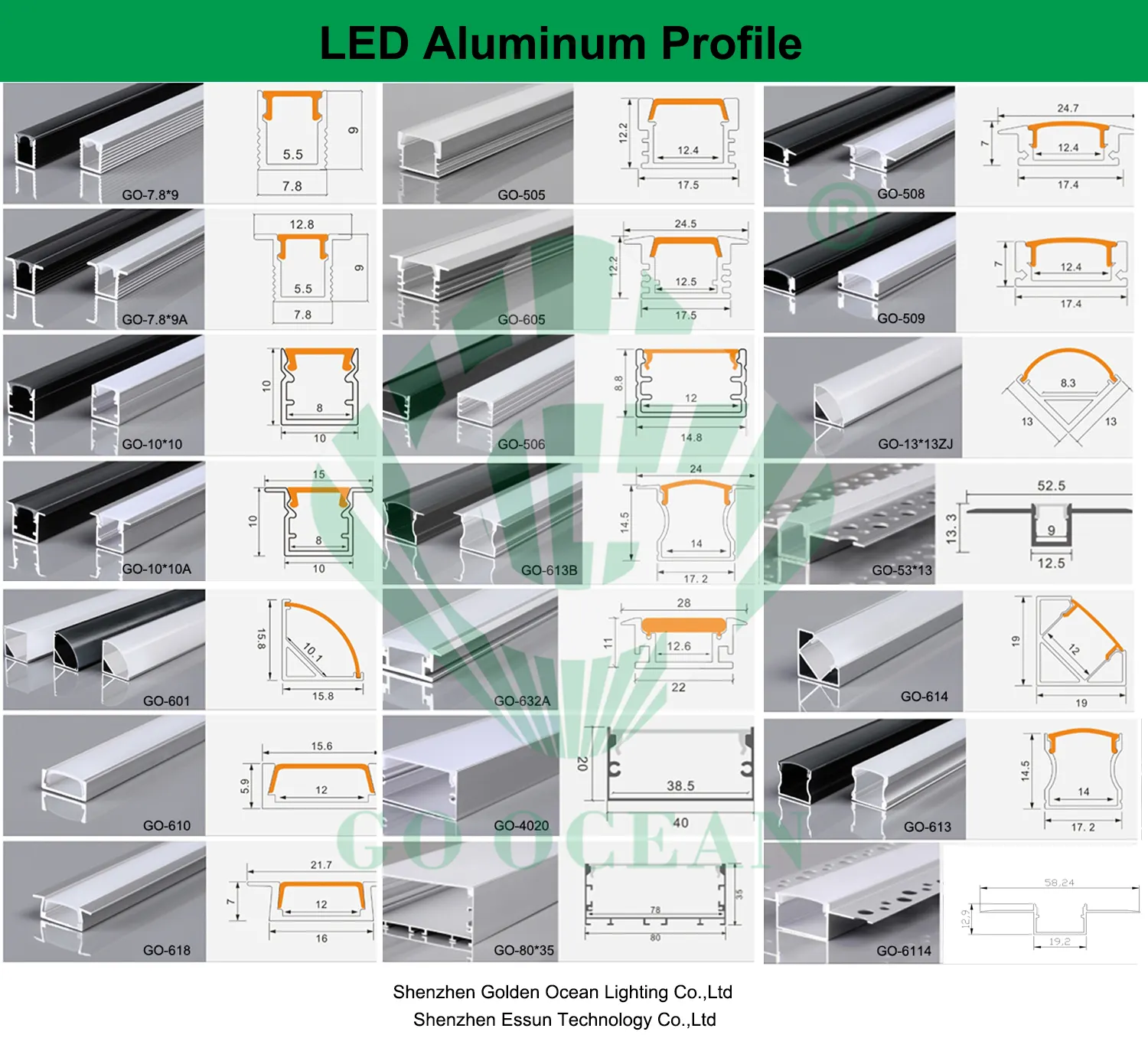 Factory Directled Strip Profile Aluminium for House Other Industial 9