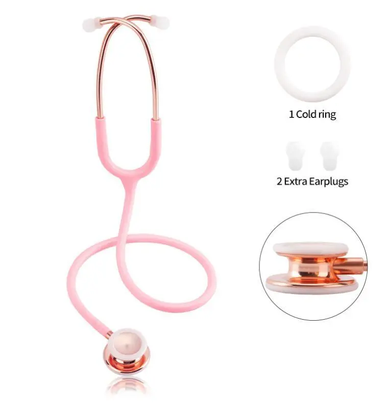 Deluxe Dual Head Colorido Estetoscopio Médico Cardiología Estetoscopio Profesional Estetoscopio Médico Dispositivos 1