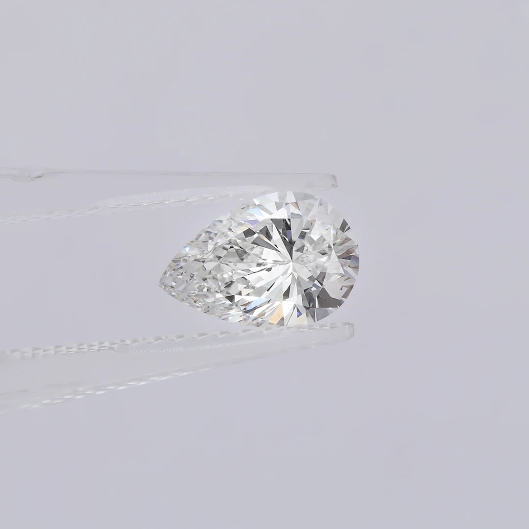 Colorless Eye Clean Lab Diamond Pear Brilliant Cut F-vs2 High Quality 1.67carat Pear Diamond In Stock 1
