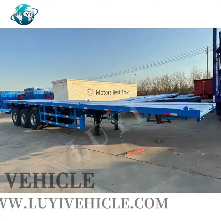 40ft Flatbed Container Trailer | LUYI 1