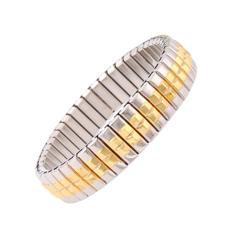 Wholesale Heart To Heart Gold Stainless Steel Bracelets Fashion Stainless Steel Italian Charm Bracelets For Men And Women 1