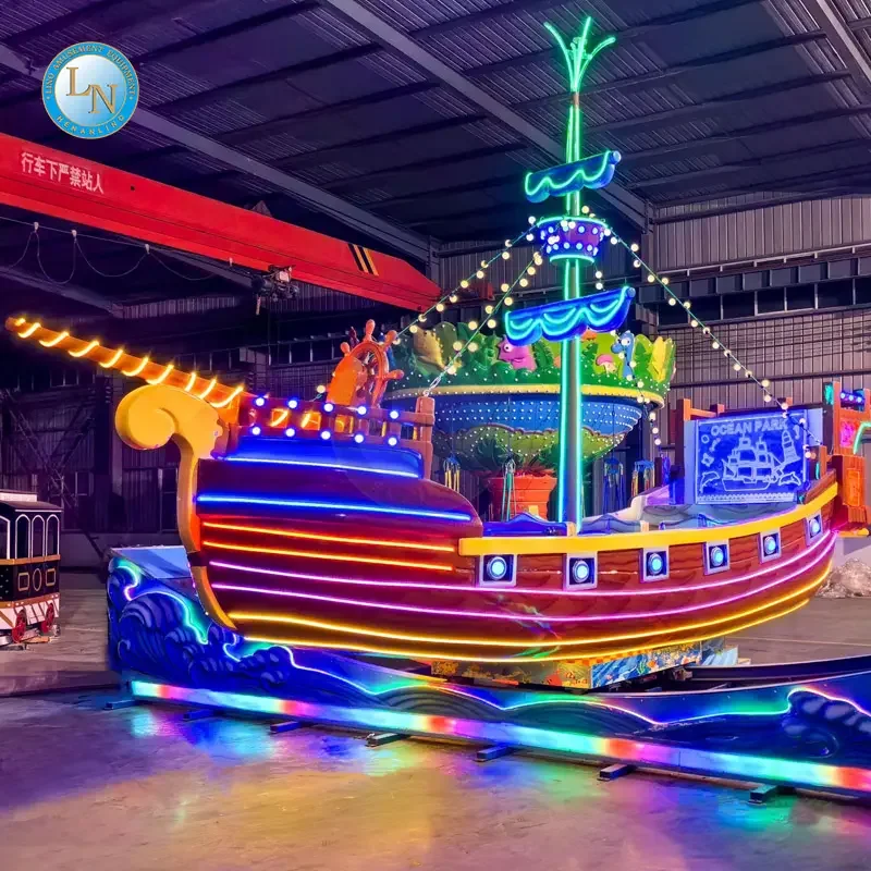 Fun Games Amusement Park Rides Crazy Flying Boat Spaceship Speeding ...