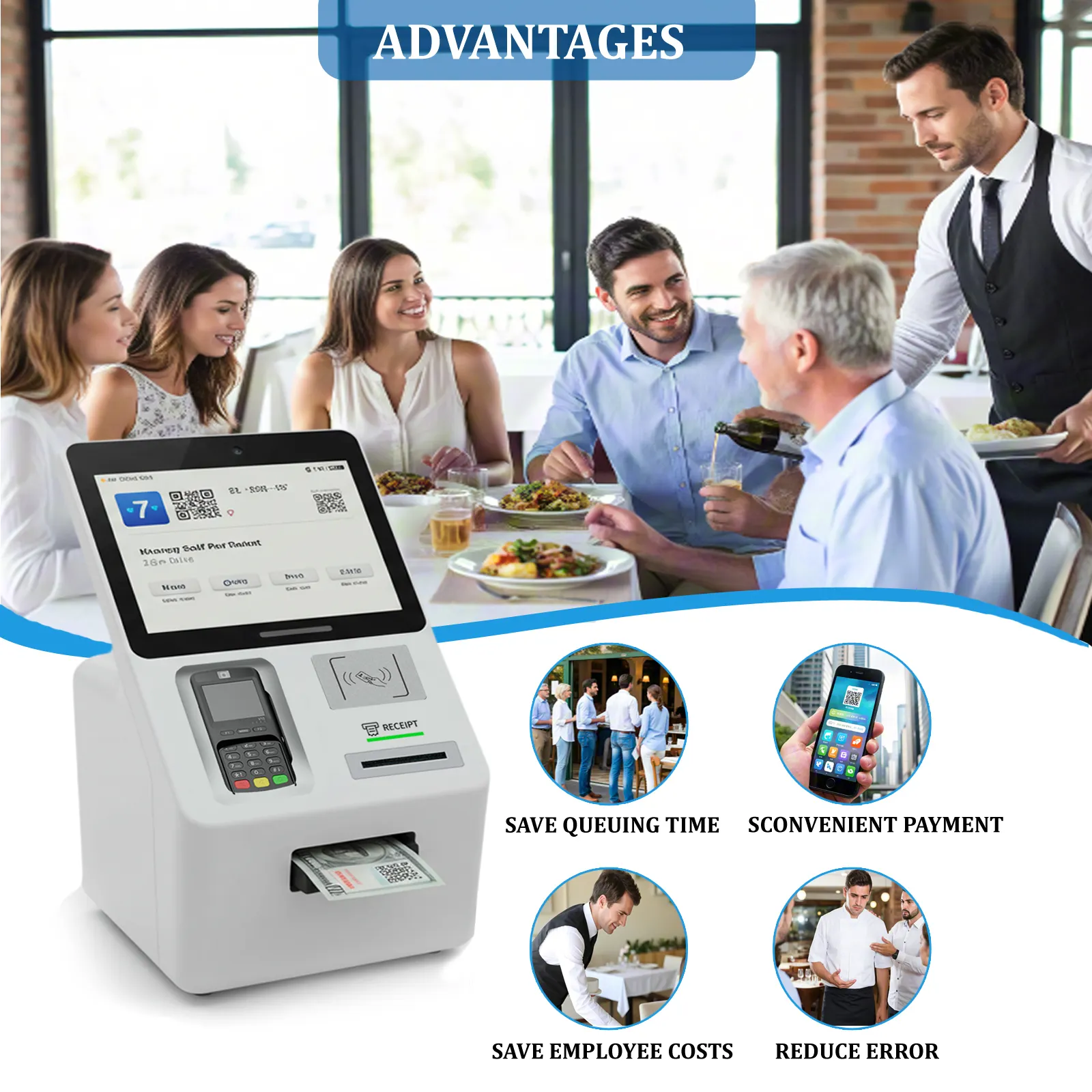 Medical Self Check in Kiosk Desktop by E-Star 5