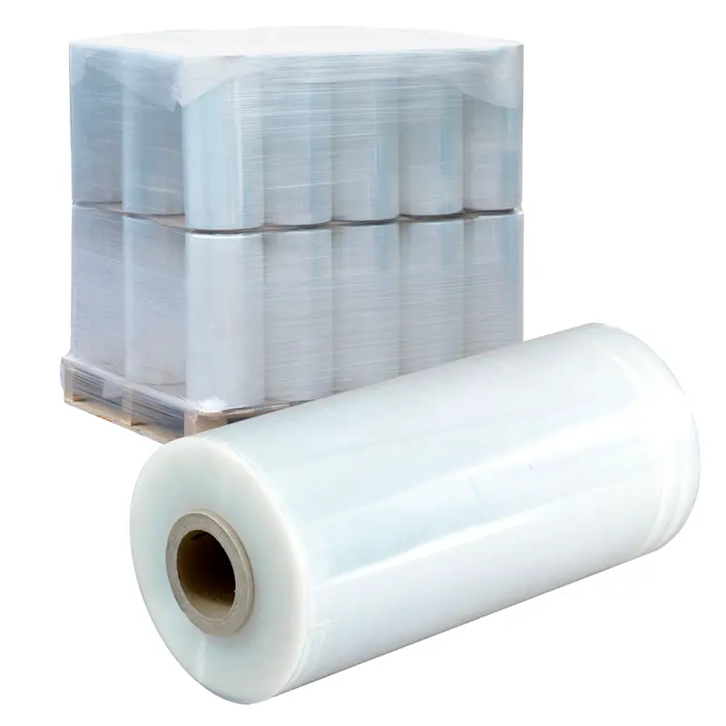 الجملة شفافة LDPE تمتد الفيلم لاستخدام آلة التعبئة والتغليف 1