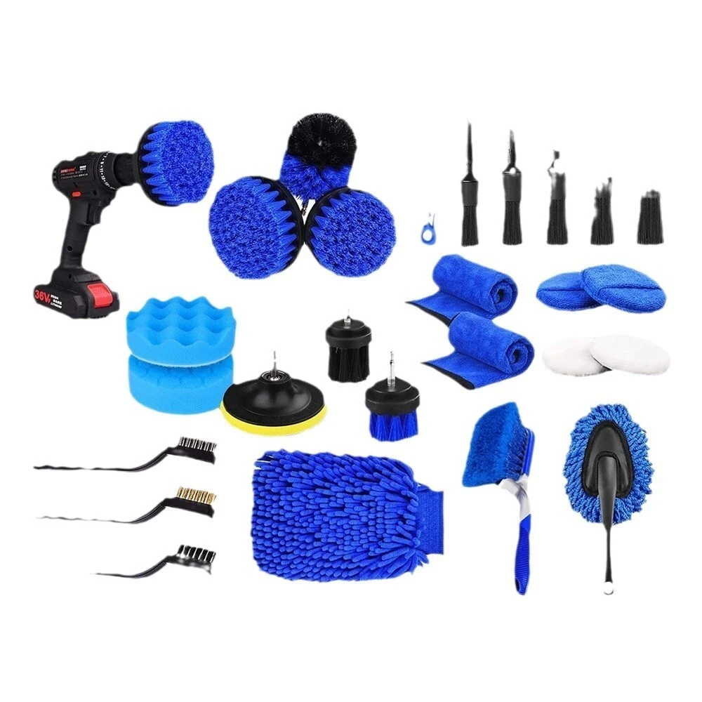 Kit de brosses de lavage pour vitres de voiture &lt;000000&gt; pour enlever le film de pare-brise 1