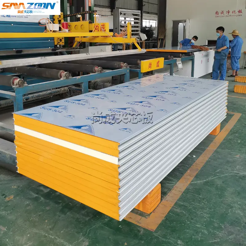 Pu Insulated Panel Color Steel Sheet - - SAMZOON 4
