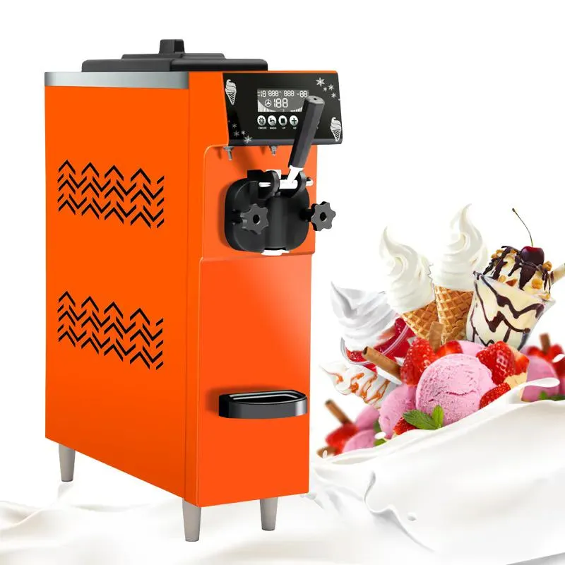 Machine à crème glacée molle commerciale pour la fabrication de crème glacée 5