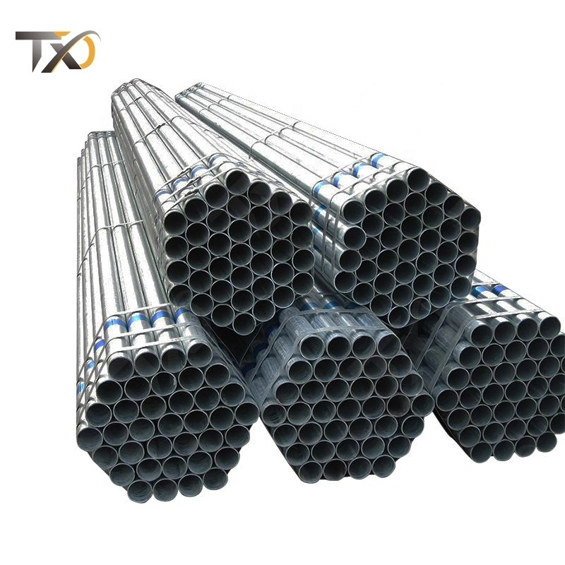Sch40 Dip Galvanized MS Iron GI Carbon Steel Welded Pipe 1