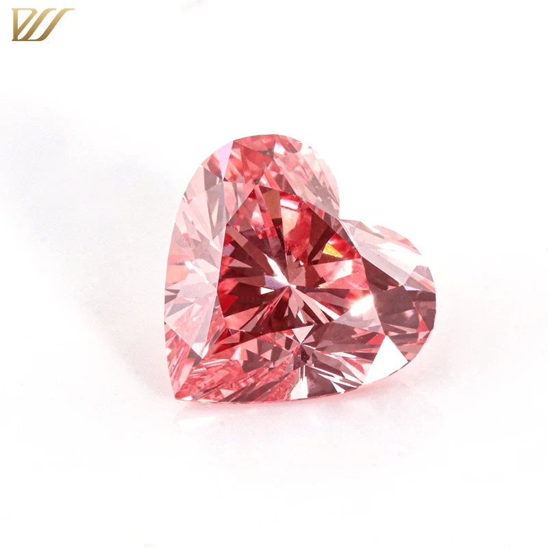 Provence Heart Cut Shaped Loose Lab Grown Diamond For Lab Grown Diamond Jewelry Ring 1