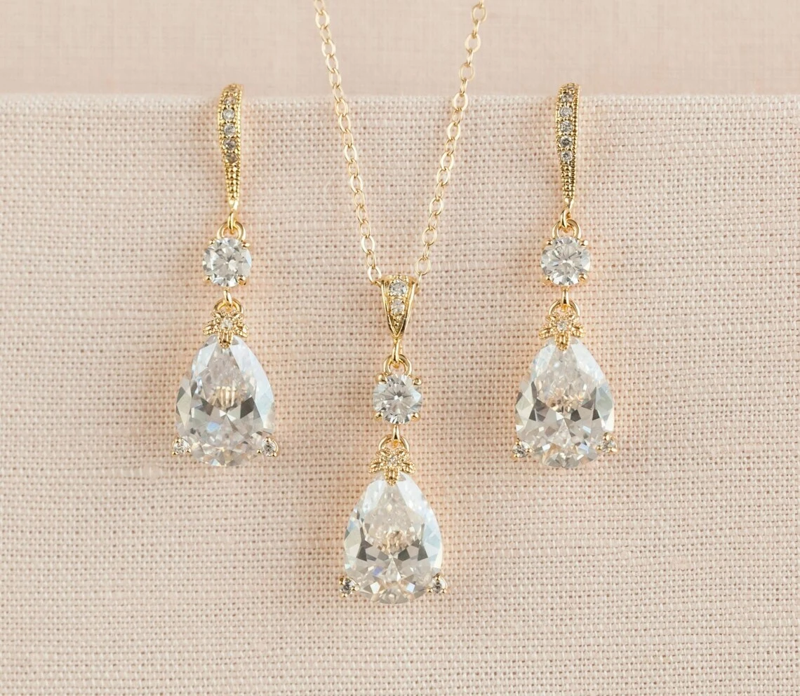 Provence bijoux personnalisée 2Ct Moisanite Diamond 18k Bijoux en or 1