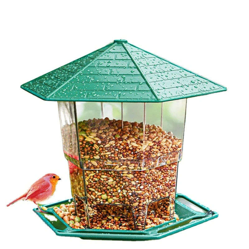 Mangeoire à oiseaux suspendue extérieure pliable OEM/ODM Sun & résistante au gel avec du plastique pour mangeoire à oiseaux-Xinchen 1