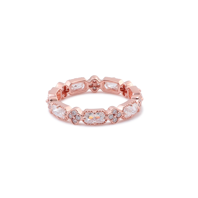 Gema de Provence White Gold/Yellow Gold Disponible 14K FRANCHO CUT 2.5x4.5 mm MOISSANITE Boda de boda Barda 1