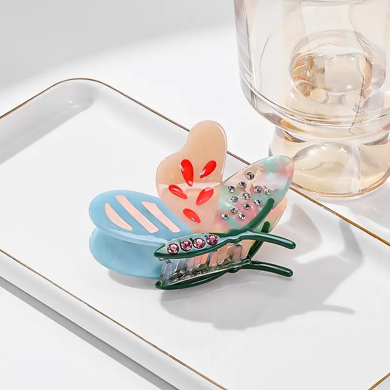 Acetate Claw Clip Colorful - - Dowell 4