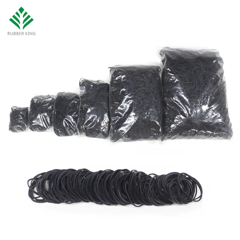 Buy Rubber Bands Black by Rubber King 6