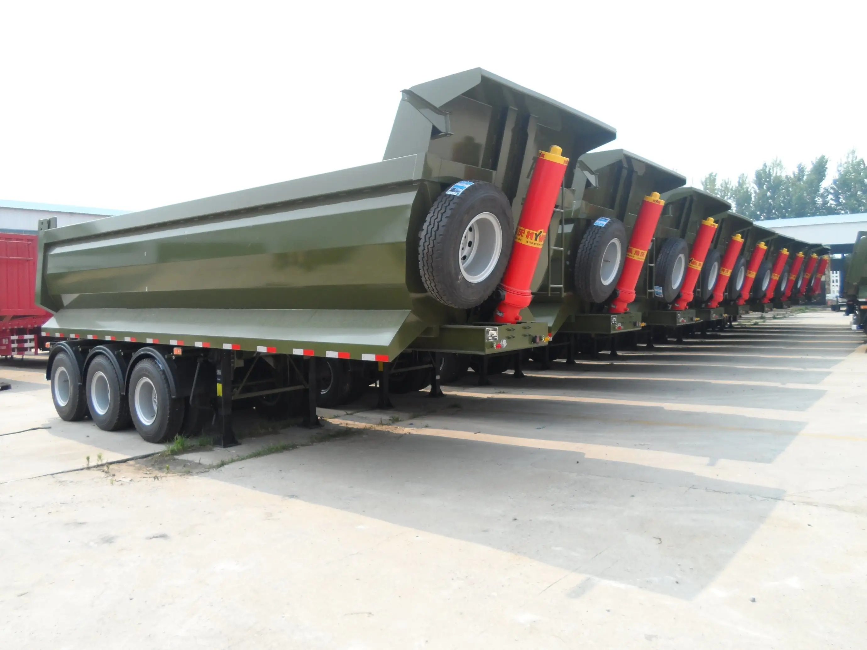 15 Yard Dump Trailer 80ton ZE250CSupply 6