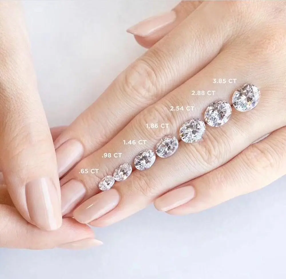 Super blanc incolore de fantaisie ovale coupé lâche Moissanite 2carat 1