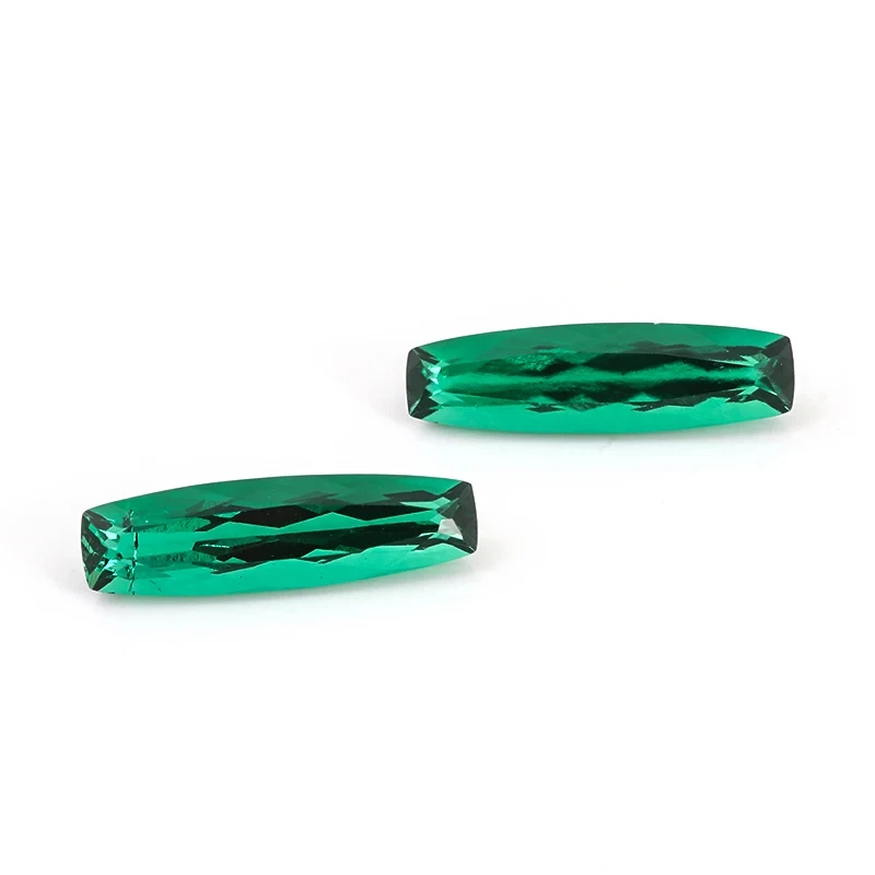 Wholesale Price Emerald Fancy Cut Lab Created Emerald Loose Stone 1