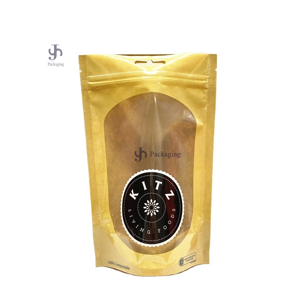 Stand Up Pouch Cetak Kustom Dengan Jendela Depan Bening untuk Kemasan Makanan | JSHINEPACK 1