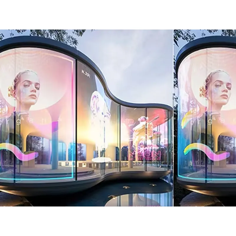 Led Transparent Display Photo Wholesale - GUBOS 7