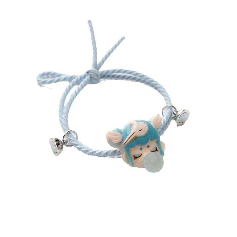 Manufacturer Wholesale Fashionable Cartoon Character Head Resin Bracelet Cute Children Bracelets 1