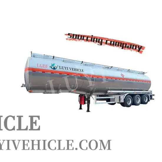 Semi trailer del tanque de combustible de aleación de aluminio | Luyi 1