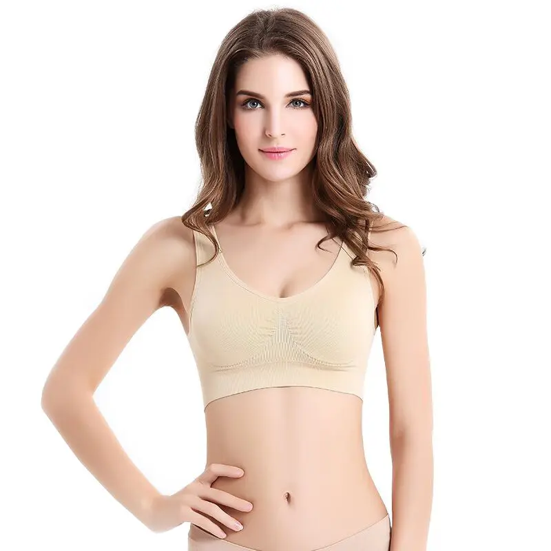 Ladies Seamless Bras Solid - - 2