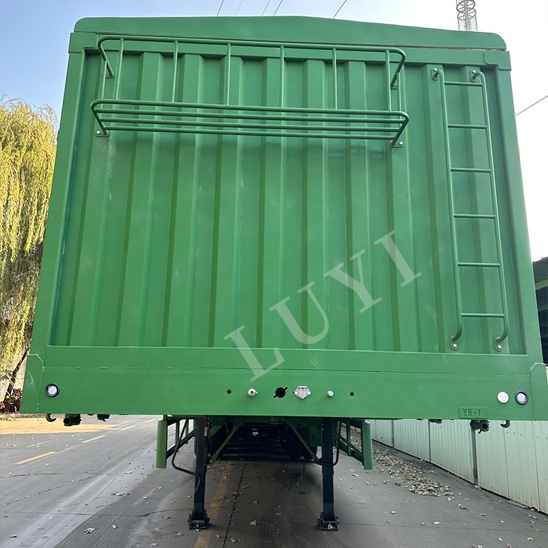6 ejes Semitrailer de carga de la cerca alta | Luyi 5