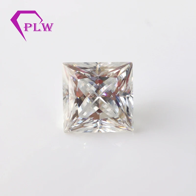 G H Color Vvs Princess Cut Loose Moissanite Diamond Price Per Carat 1
