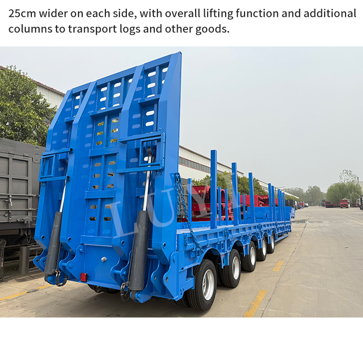 5 Axle Lowbed Semi Trailer Truck | LUYI 4