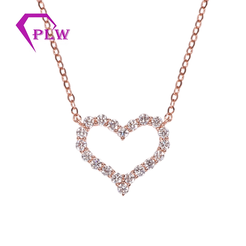 Provence Gem HPHT Lab Lab Grown Diamond Jewelry Collier en or rose 585 1