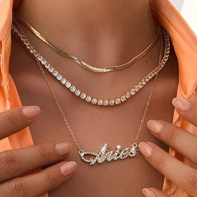 Trendy Temperament With Diamond Inlaid Multiple Layer Necklaces Personalized Twelve Constellations Necklace 1